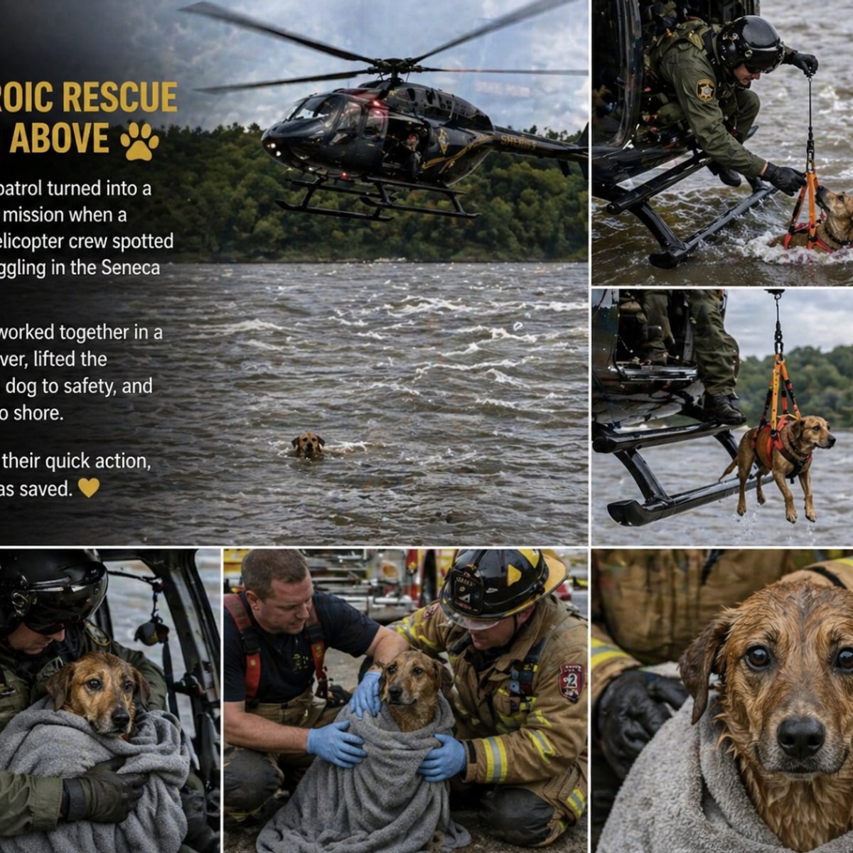 🐶 HEROIC River Rescue Saves Dog From Certain Disaster