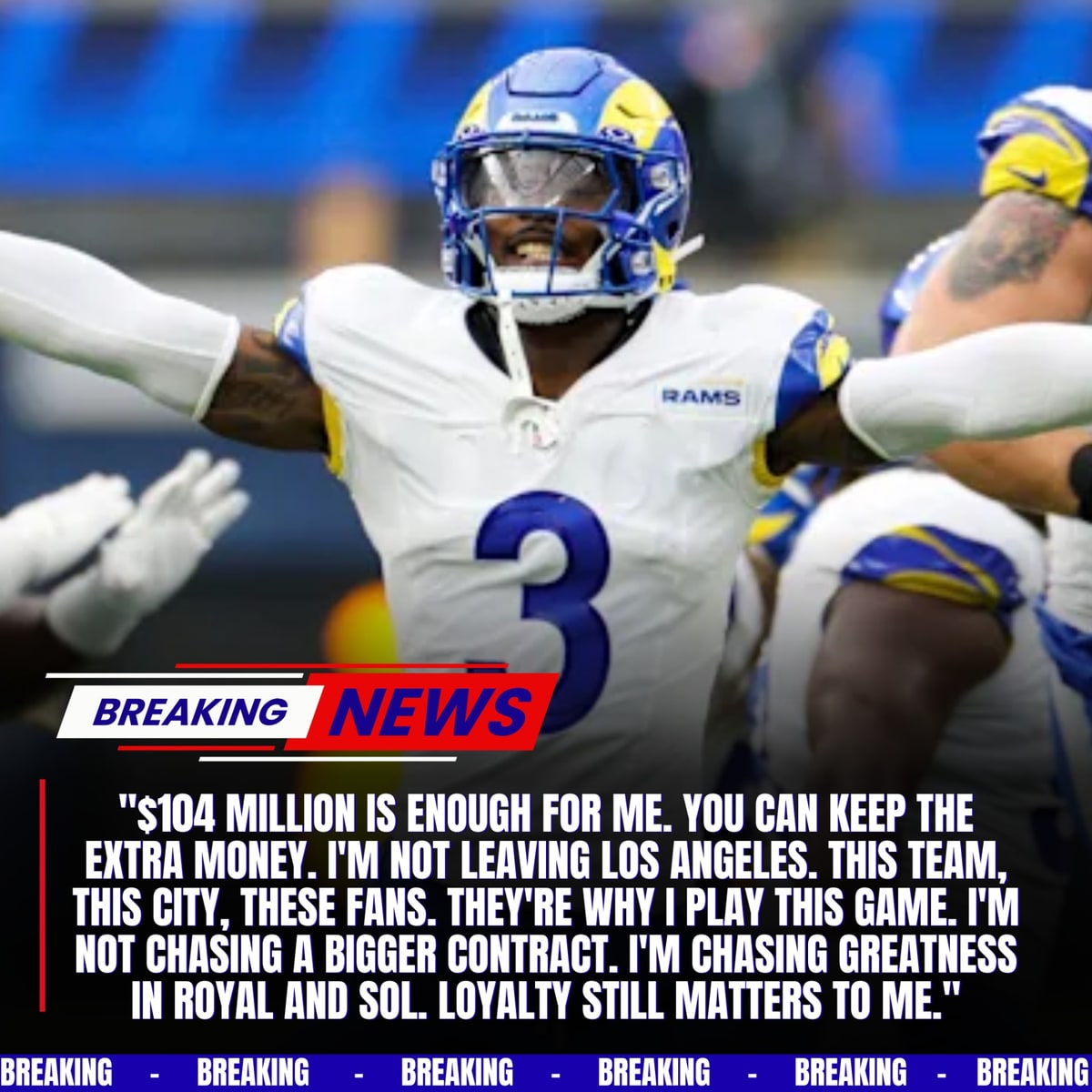 Rams’ $104 Million Backfield Engine Shocks NFL by Rejecting Bigger Offers From Cowboys and Chargers, Chooses Loyalty to Los Angeles Amid Offensive Reload